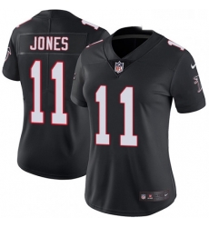 Womens Nike Atlanta Falcons 11 Julio Jones Black Alternate Vapor Untouchable Limited Player NFL Jersey