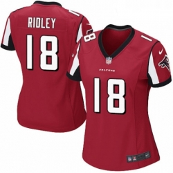 Womens Nike Atlanta Falcons 18 Calvin Ridley Game Red Team Color NFL Jersey