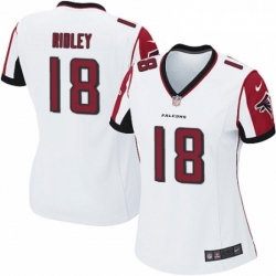 Womens Nike Atlanta Falcons 18 Calvin Ridley Game White NFL Jersey