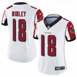 Womens Nike Atlanta Falcons 18 Calvin Ridley White Vapor Untouchable Limited Player NFL Jersey