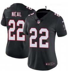 Womens Nike Atlanta Falcons 22 Keanu Neal Elite Black Alternate NFL Jersey