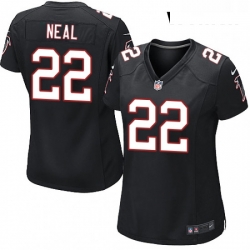 Womens Nike Atlanta Falcons 22 Keanu Neal Game Black Alternate NFL Jersey