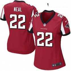 Womens Nike Atlanta Falcons 22 Keanu Neal Game Red Team Color NFL Jersey