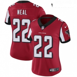 Womens Nike Atlanta Falcons 22 Keanu Neal Red Team Color Vapor Untouchable Limited Player NFL Jersey