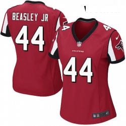 Womens Nike Atlanta Falcons 44 Vic Beasley Game Red Team Color NFL Jersey