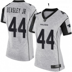 Womens Nike Atlanta Falcons 44 Vic Beasley Limited Gray Gridiron II NFL Jersey