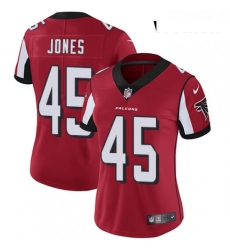 Womens Nike Atlanta Falcons 45 Deion Jones Elite Red Team Color NFL Jersey