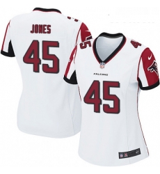 Womens Nike Atlanta Falcons 45 Deion Jones Game White NFL Jersey