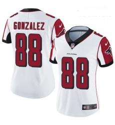 Womens Nike Atlanta Falcons 88 Tony Gonzalez Elite White NFL Jersey