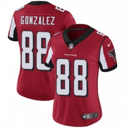 Womens Nike Atlanta Falcons 88 Tony Gonzalez Red Team Color Vapor Untouchable Limited Player NFL Jersey
