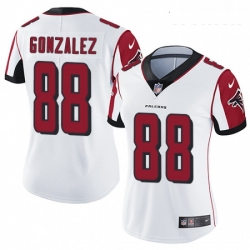 Womens Nike Atlanta Falcons 88 Tony Gonzalez White Vapor Untouchable Limited Player NFL Jersey