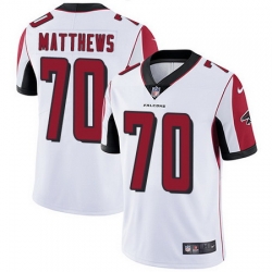 Falcons 70 Jake Matthews White Youth Stitched Football Vapor Untouchable Limited Jersey