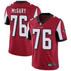 Falcons 76 Kaleb McGary Red Team Color Youth Stitched Football Vapor Untouchable Limited Jersey