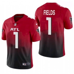 Youth Atlanta Falcons #1 Justin Fields Red 2021 Draft Jersey