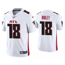 Youth Atlanta Falcons 18 Calvin Ridley White Vapor Untouchable Limited Stitched Jersey 