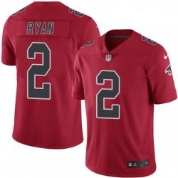 Youth Nike Atlanta Falcons 2 Matt Ryan Limited Red Rush Vapor Untouchable NFL Jersey