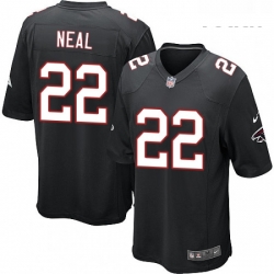 Youth Nike Atlanta Falcons 22 Keanu Neal Game Black Alternate NFL Jersey