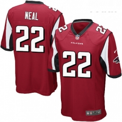 Youth Nike Atlanta Falcons 22 Keanu Neal Game Red Team Color NFL Jersey