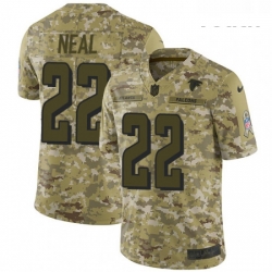 Youth Nike Atlanta Falcons 22 Keanu Neal Limited Camo 2018 Salute to Service NFL Jersey