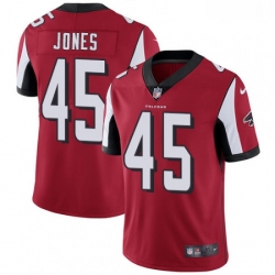Youth Nike Atlanta Falcons 45 Deion Jones Red Team Color Vapor Untouchable Limited Player NFL Jersey