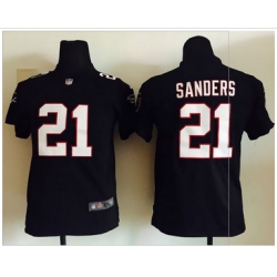 Youth Nike Falcons #21 Deion Sanders Black Alternate Stitched NFL Elite Jersey