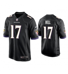 Men Baltimore Ravens 17 Le  Veon Bell Vapor Limited Black Jersey