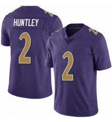 Men Nike Baltimore Ravens #2 Tyler Huntley Purple Legend Rush Limited Jersey