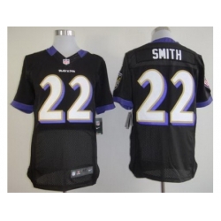 Nike Baltimore Ravens 22 Jimmy Smith Black Elite NFL Jersey