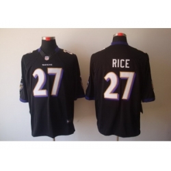 Nike Baltimore Ravens 27 Ray Rice Black Limited NFL Jersey