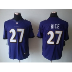Nike Baltimore Ravens 27 Ray Rice Purple Limited NFL Jersey