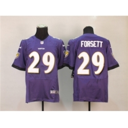 Nike Baltimore Ravens 29 forsett Purple Elite NFL Jersey