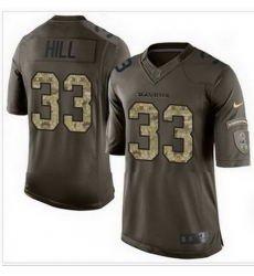 Nike Baltimore Ravens #33 Will Hill Green Mens Stitched NFL Limited Salute to Service Jersey