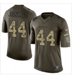 Nike Baltimore Ravens #44 Kyle Juszczyk Green Men 27s Stitched NFL Limited Salute to Service Jersey