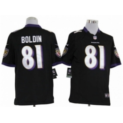 Nike Baltimore Ravens 81 Anquan Boldin Black Game NFL Jersey