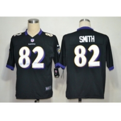 Nike Baltimore Ravens 82 Torrey Smith Black Game NFL Jersey