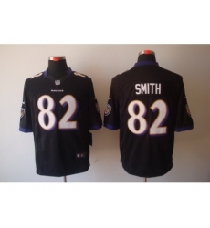 Nike Baltimore Ravens 82 Torrey Smith Black Limited NFL Jersey