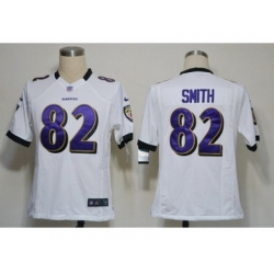 Nike Baltimore Ravens 82 Torrey Smith White Game NFL Jersey