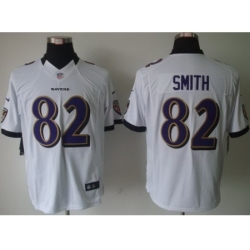 Nike Baltimore Ravens 82 Torrey Smith White Limited NFL Jersey
