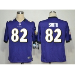 Nike Baltimore Ravens 82 Torrey Smith purple Game NFL Jersey