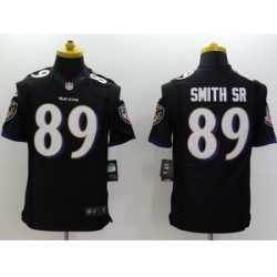 Nike Baltimore Ravens 89 Steve Smith Sr Black Limited NFL Jersey