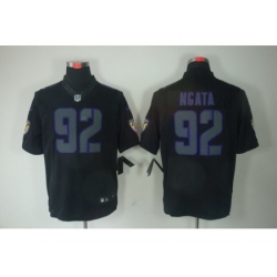 Nike Baltimore Ravens 92 Haloti Ngata Black Limited Impact NFL Jersey