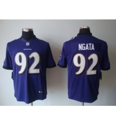 Nike Baltimore Ravens 92 Haloti Ngata Purple Limited NFL Jersey