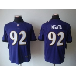 Nike Baltimore Ravens 92 Haloti Ngata Purple Limited NFL Jersey