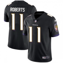 Nike Ravens 11 Seth Roberts Black Alternate Men Stitched NFL Vapor Untouchable Limited Jersey