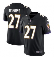 Nike Ravens 27 J K  Dobbins Black Alternate Men Stitched NFL Vapor Untouchable Limited Jersey