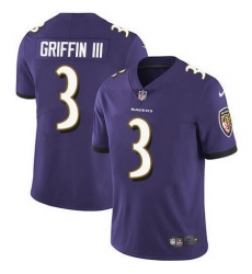 Nike Ravens 3 Robert Griffin III Purple Vapor Untouchable Limited Jersey