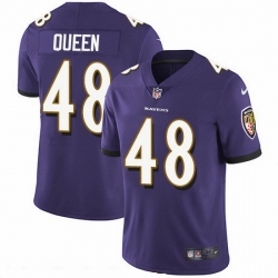 Nike Ravens 48 Patrick Queen Purple Team Color Men Stitched NFL Vapor Untouchable Limited Jersey