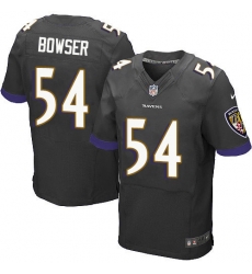 Nike Ravens #54 Tyus Bowser Black Alternate Mens Stitched NFL New Elite Jersey