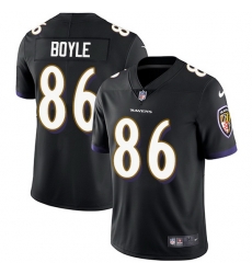 Nike Ravens 86 Nick Boyle Black Alternate Men Stitched NFL Vapor Untouchable Limited Jersey