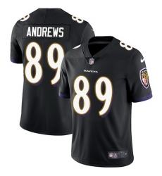 Nike Ravens #89 Mark Andrews Black Alternate Mens Stitched NFL Vapor Untouchable Limited Jersey